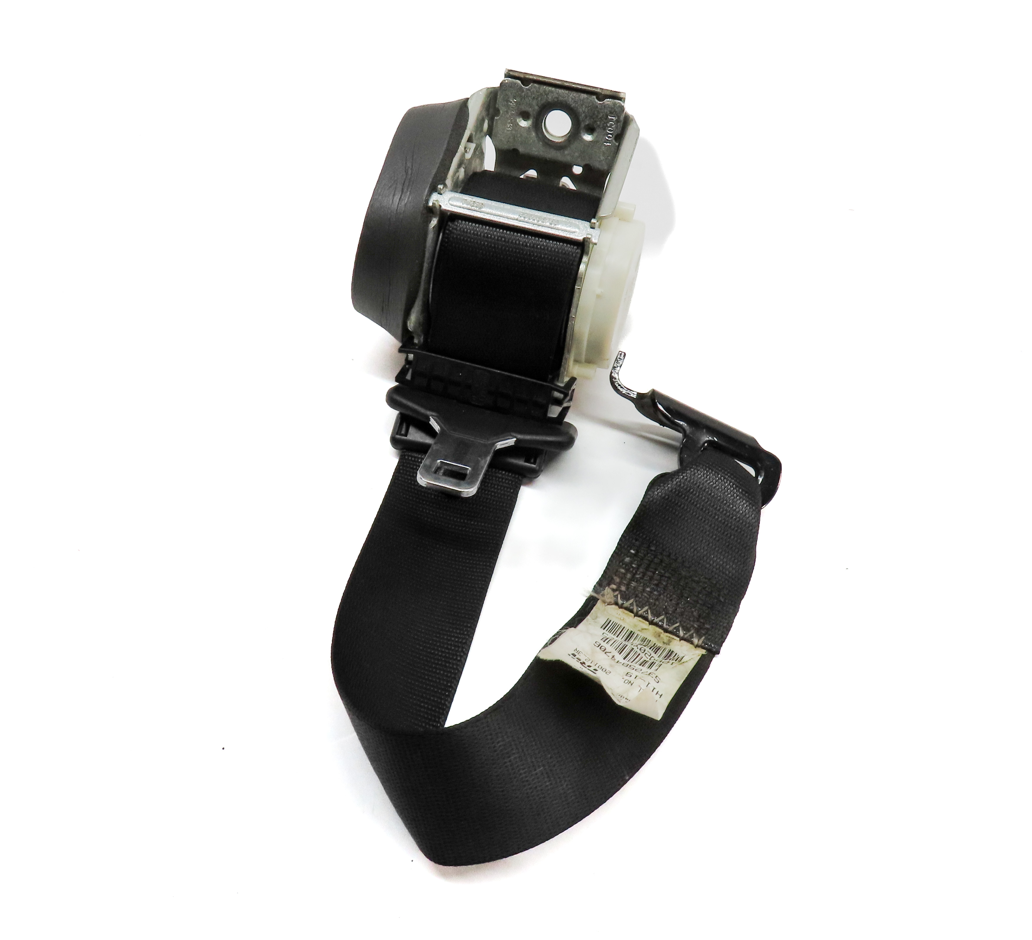 2012 BMW X3 (F25) REAR LEFT 2ND ROW SEATBELT SEAT BELT RETRACTOR (Black) — exact item pictured